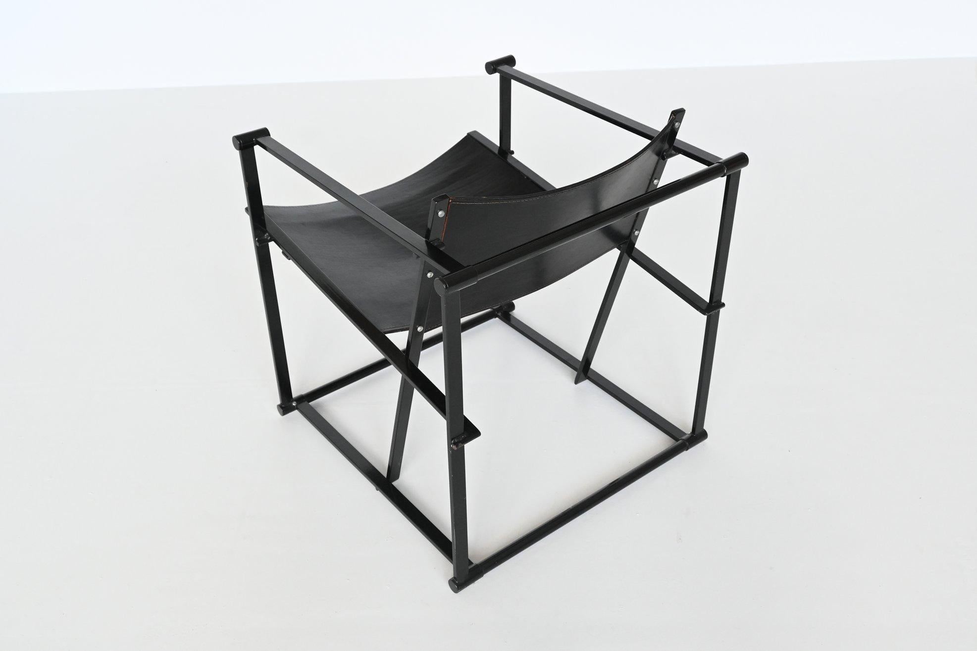 Radboud Van Beekum FM61 Cubic Lounge Chairs Pastoe the Netherlands, 1980 5