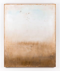 Beige abstract painting SK431, Painting, Acrylic on Canvas