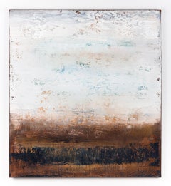 Peinture abstraite Brown AF692, Peinture, Acrylique sur toile