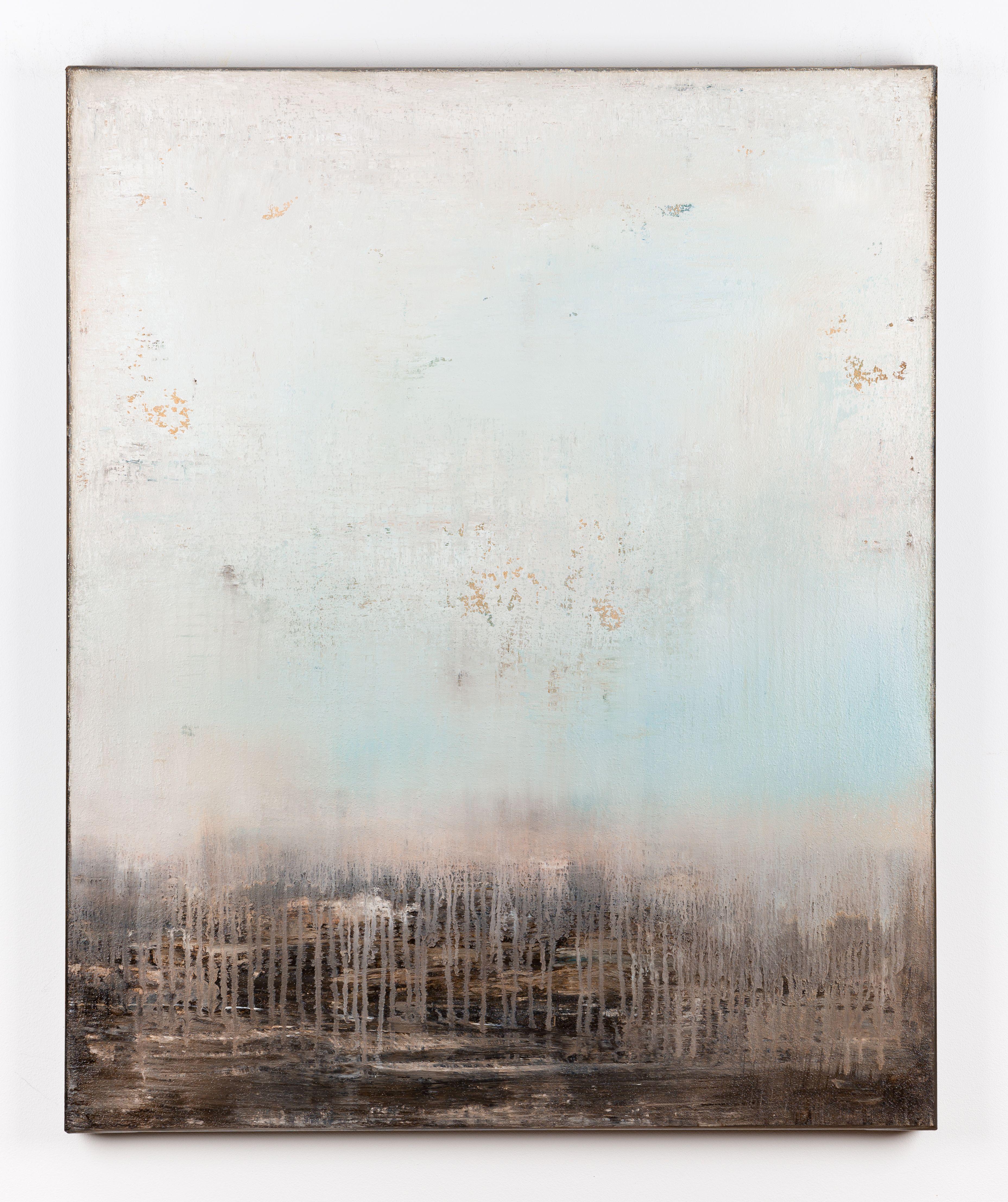 Pittura astratta marrone FL657, Pittura, Acrilico su tela - Painting di Radek Smach