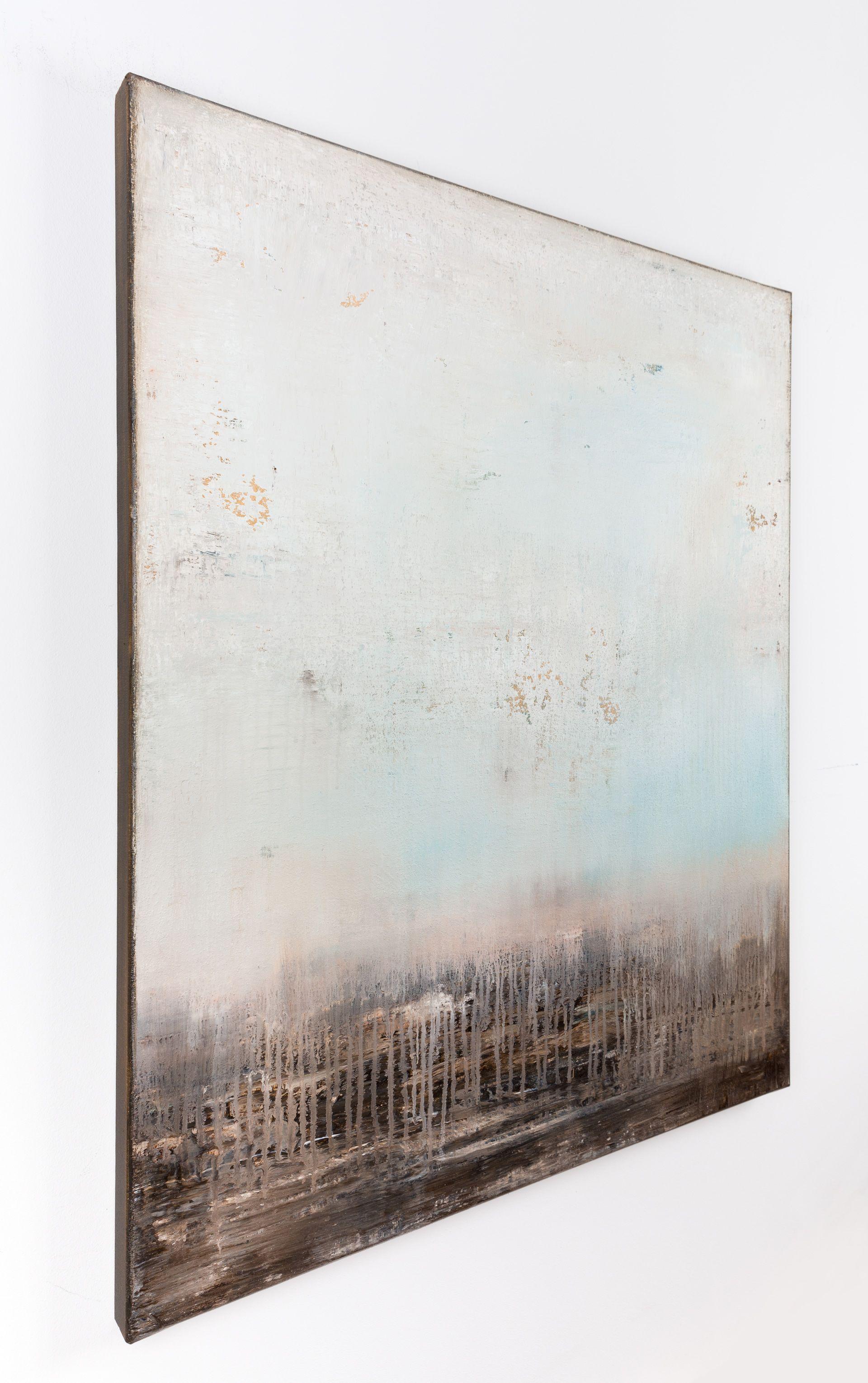 Pittura astratta marrone FL657, Pittura, Acrilico su tela - Painting Astratto di Radek Smach