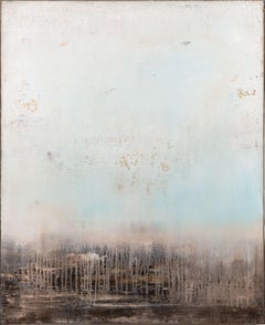 Braunes abstraktes Gemälde FL657, Gemälde, Acryl auf Leinwand
