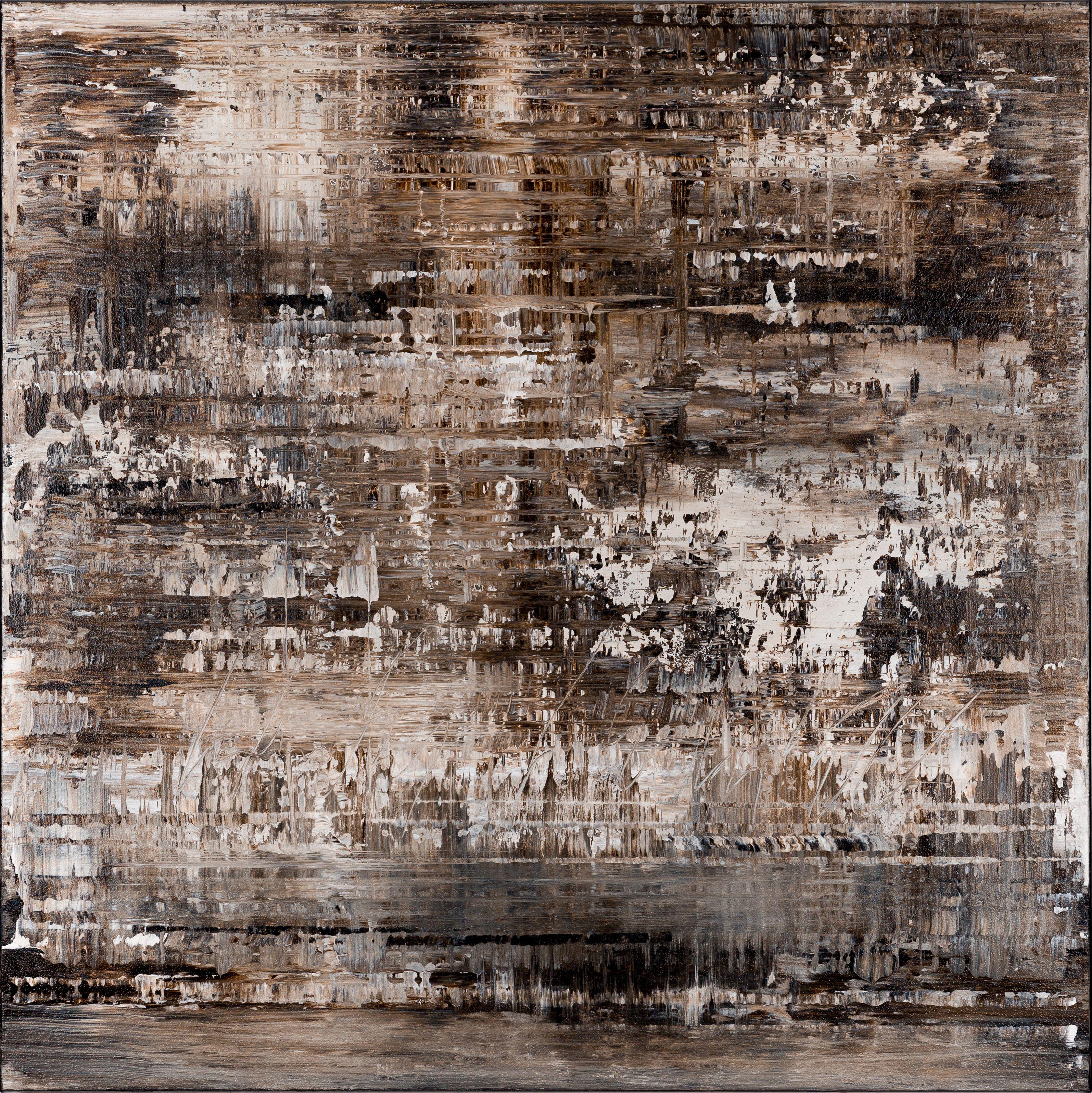 Abstract Painting di Radek Smach - Pittura astratta marrone MC493, Pittura, Acrilico su tela
