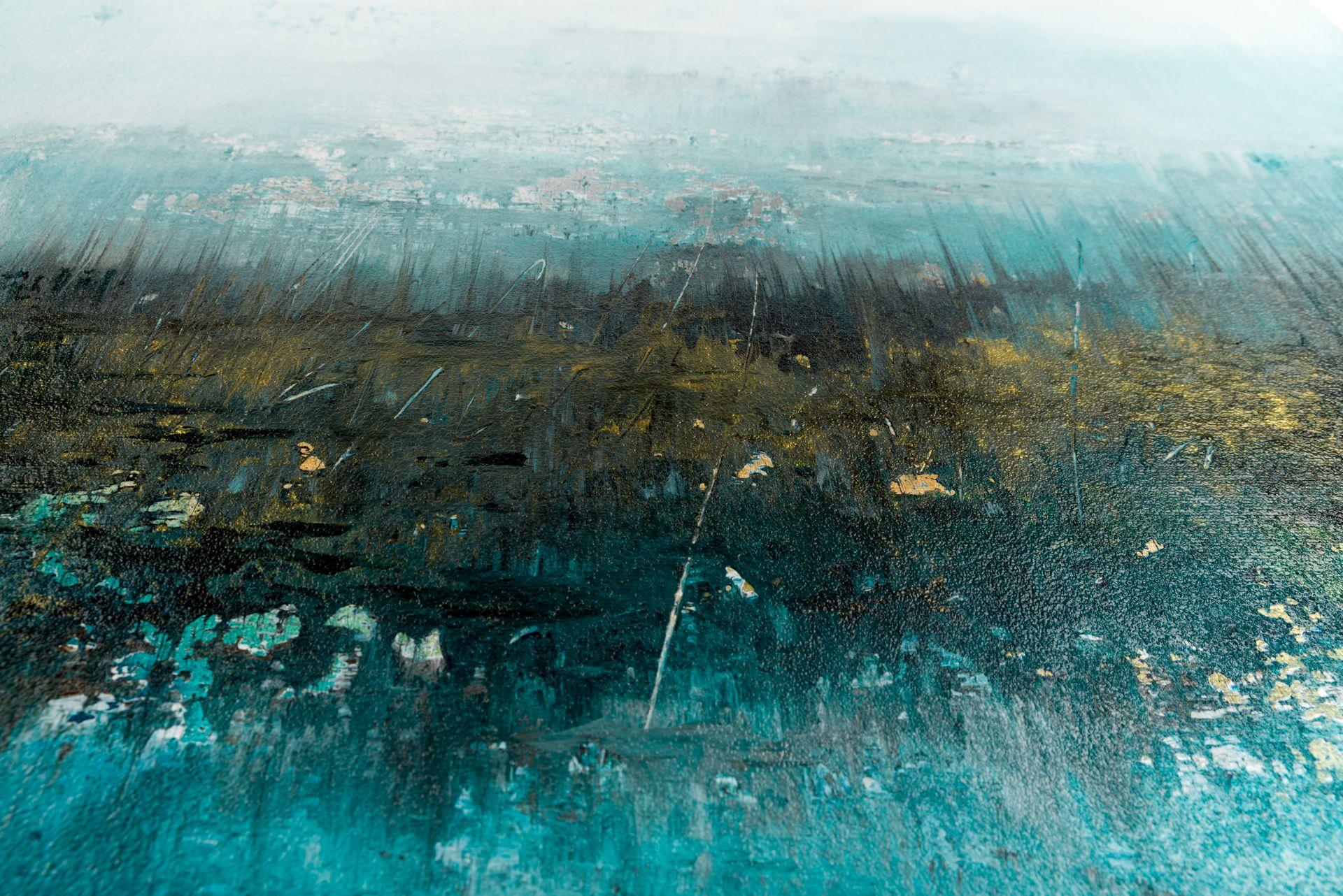 Quadro astratto Emerald SA765, Pittura, Acrilico su tela - Painting Astratto di Radek Smach