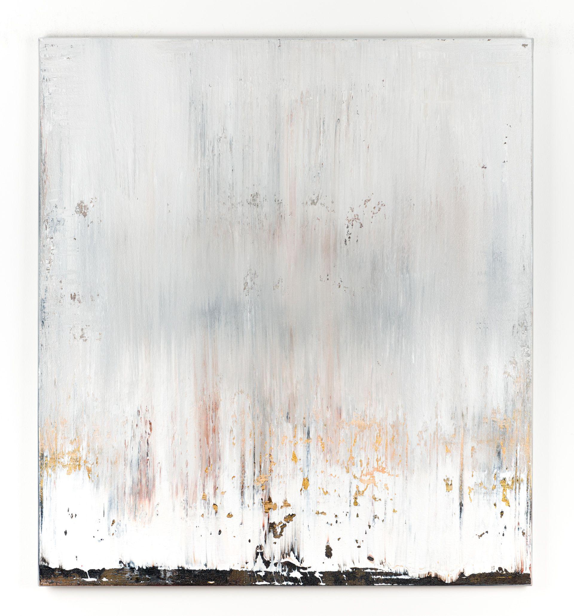 Quadro astratto oro GF118, Pittura, Acrilico su tela - Painting di Radek Smach