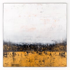 Peinture abstraite or KE914, Peinture, Acrylique sur Toile