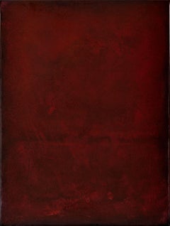 Peinture abstraite rouge RO336, Peinture, Acrylique sur Toile