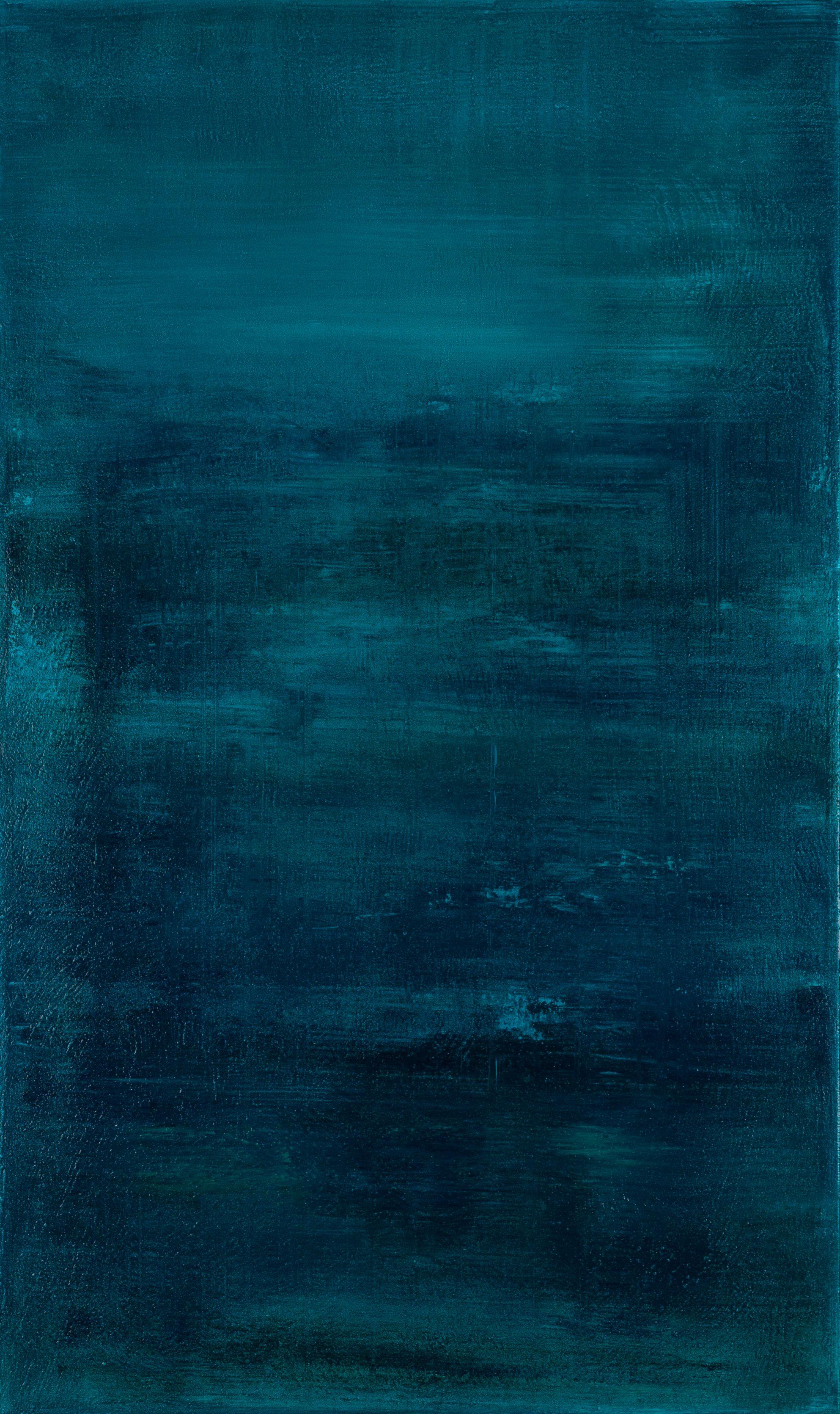 Abstract Painting di Radek Smach - Pittura astratta Smaragd SG183, Pittura, Acrilico su tela