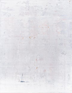 White abstract painting WP796, Painting, Acrylic on Canvas