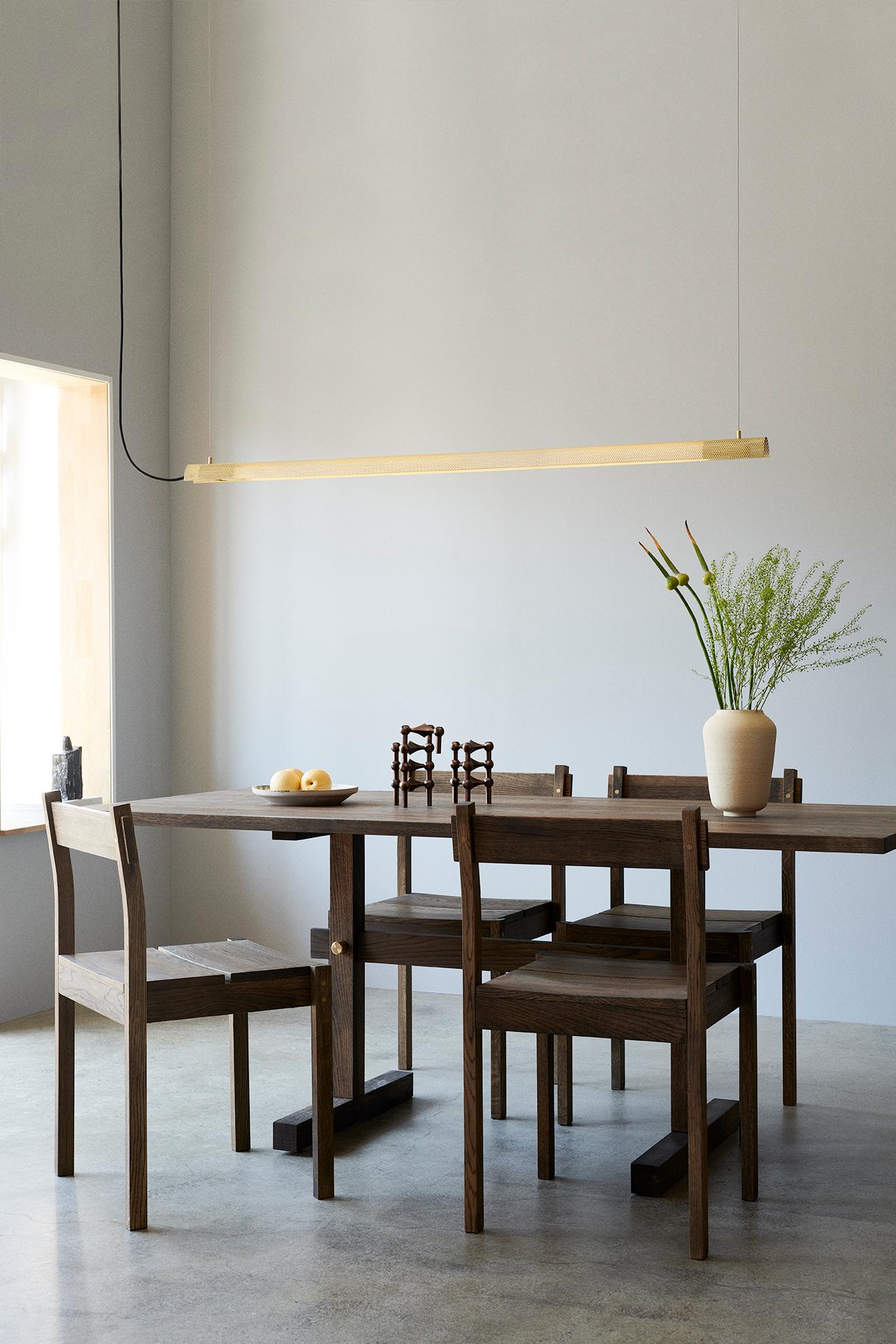 Chinese Radent Pendant Lamp in Brass - by Nuad For Sale