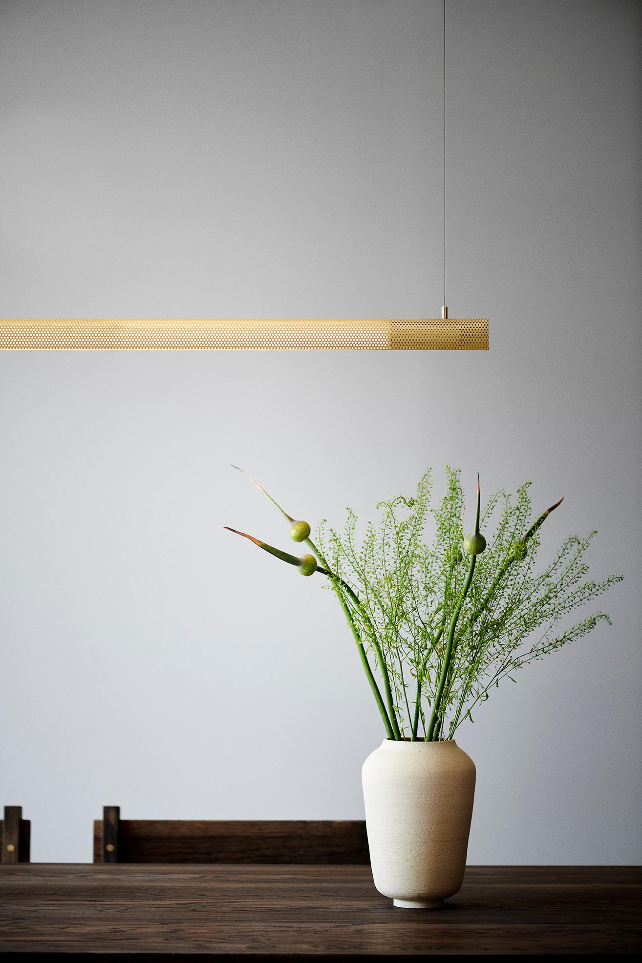 Radent Pendant Lamp in Brass - by Nuad In New Condition For Sale In Tureby, DK