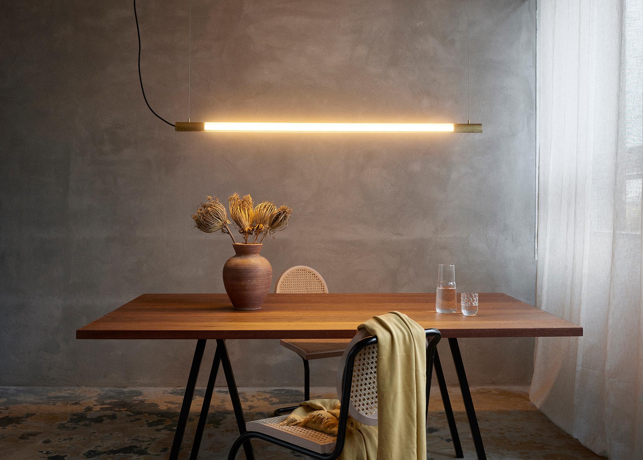 Aluminum Radent Pendant Lamp in Brass - by Nuad For Sale