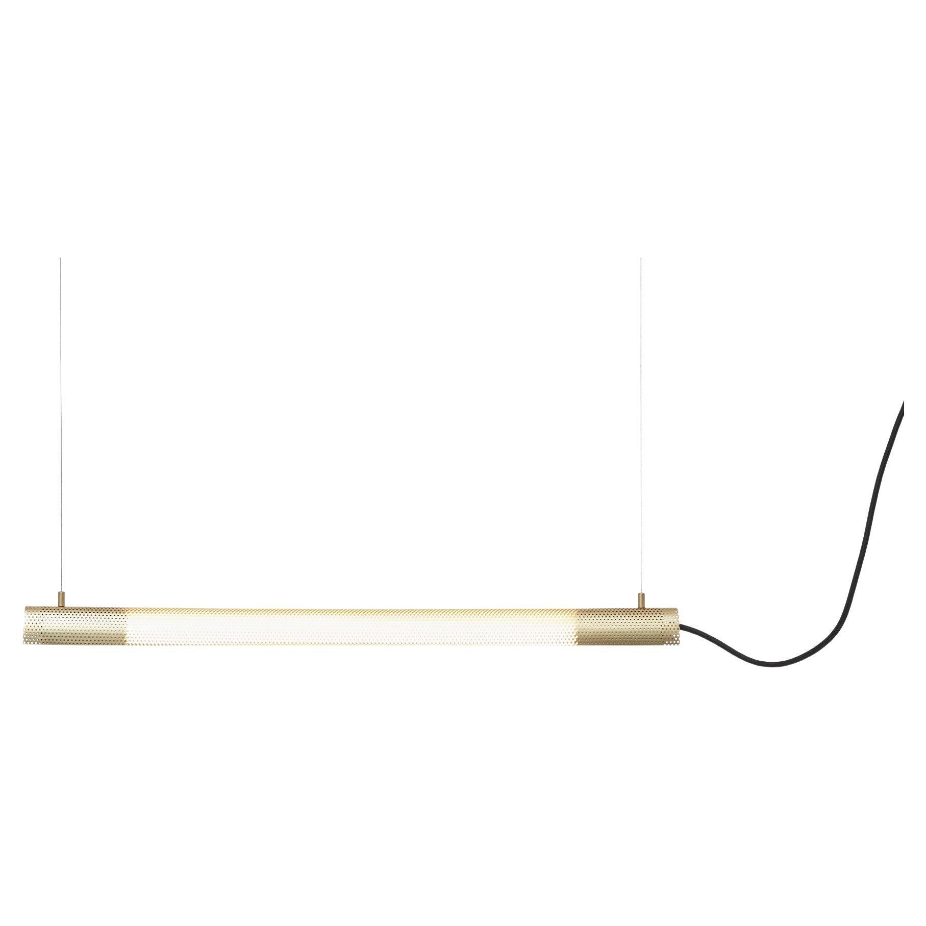 Radent Pendant Lamp 700 mm in Brass - by NUAD For Sale