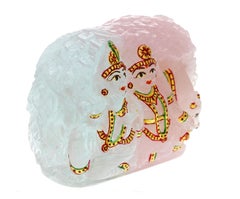 Radha Krishna God Aquamarine Figurine