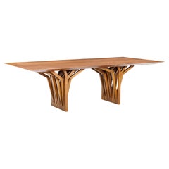 Radi Dining Table with Oak Veneered Top and Solid Wood Legs