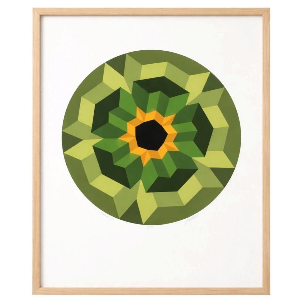 Radial Serigraph by Marko Spalatin For Sale