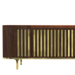 Radial Sideboard in Solid Walnut Wood
