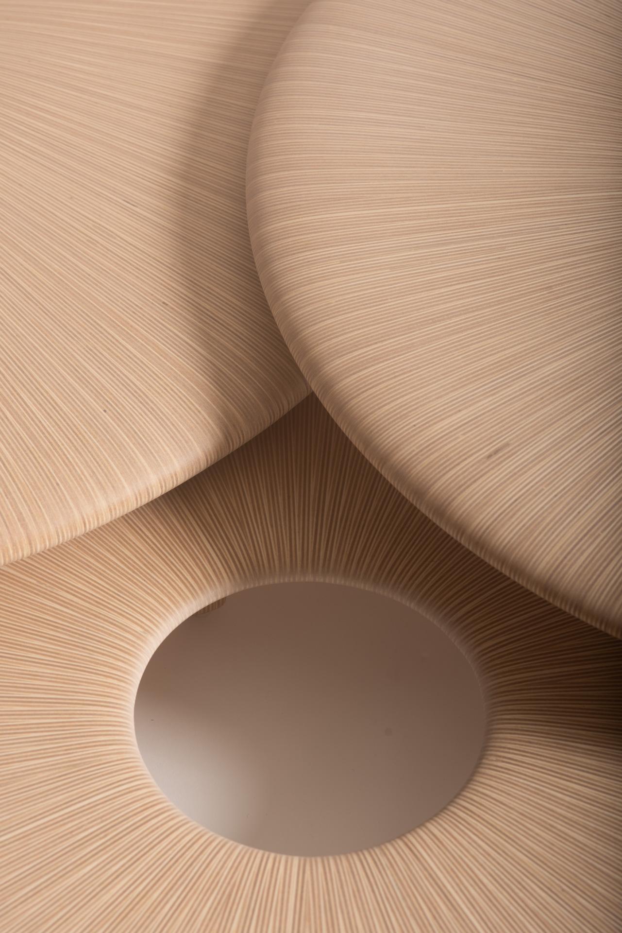 La Mesa de centro mediana Radian es una pieza contemporánea de bella factura que combina estilo y funcionalidad. Diseñada con líneas limpias y minimalistas, esta mesa de centro aporta elegancia y sofisticación a cualquier salón. La mesa tiene una