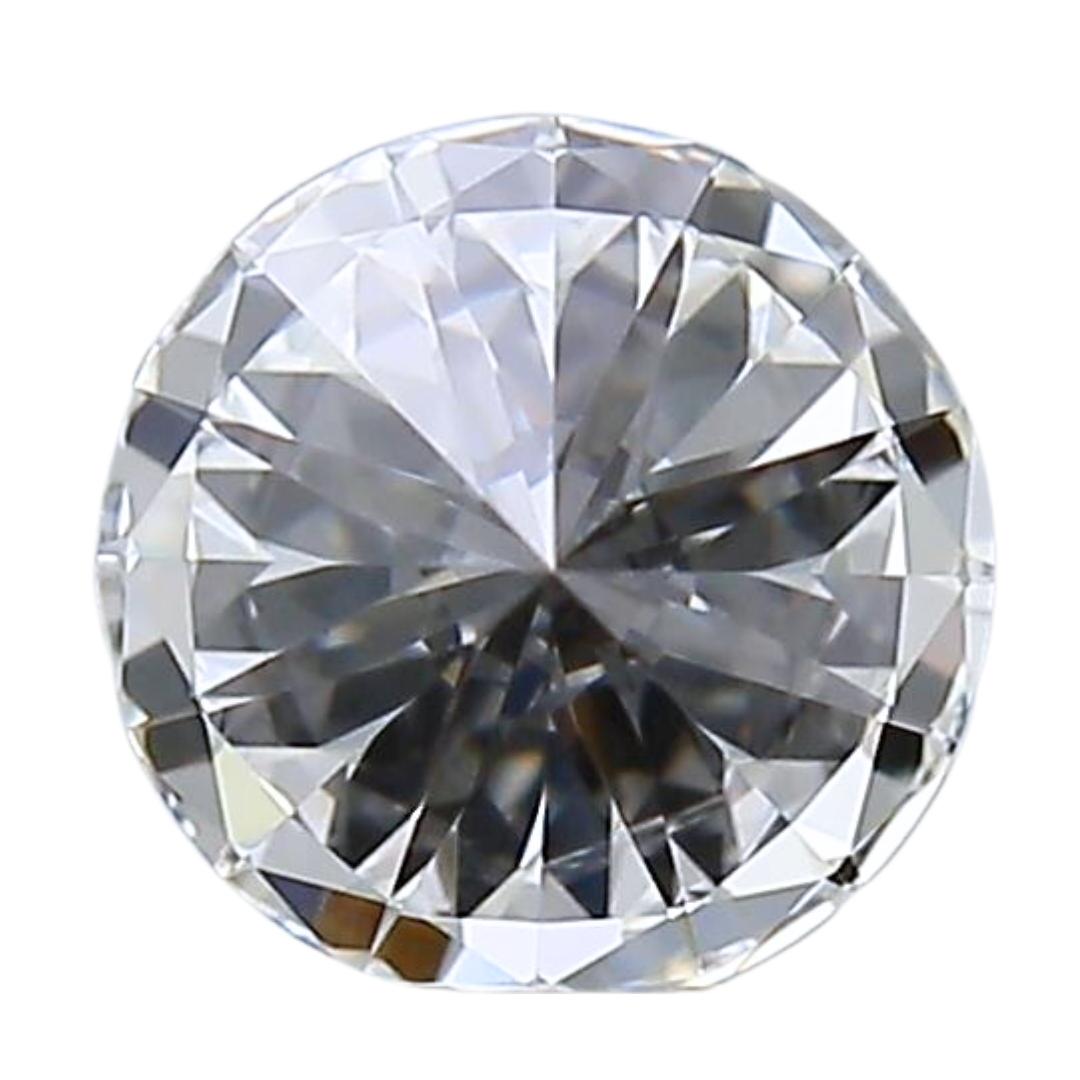 Women's Radiant 0.40ct Ideal Cut Round Diamond - GIA Certified For Sale