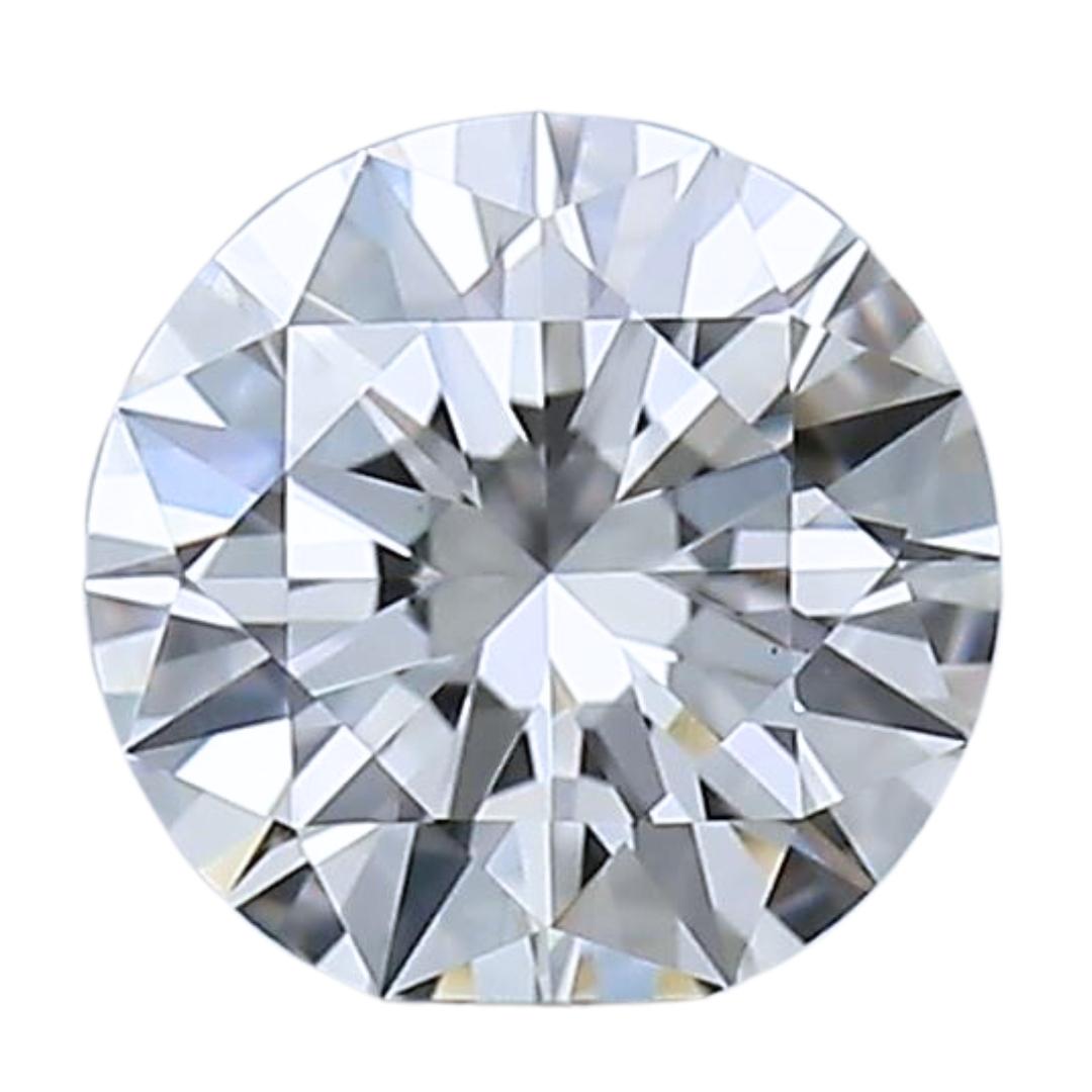 Radiant 0.40ct Ideal Cut Round Diamond - GIA Certified For Sale 1