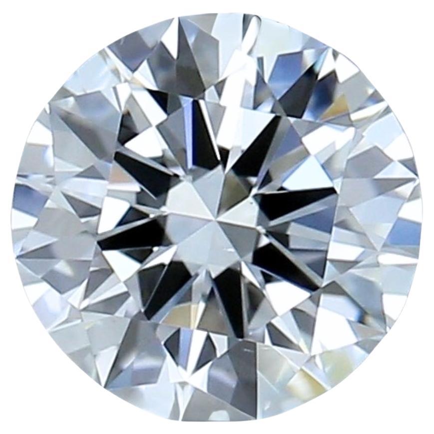 Radiant 0.50ct Natural Ideal Cut Round-Shaped Diamond - GIA Certified