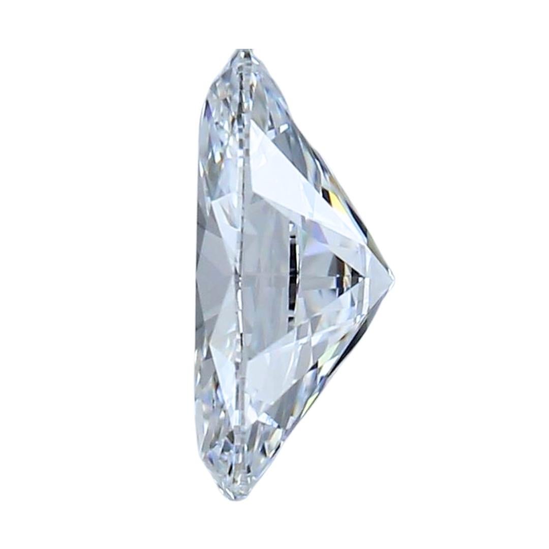 Radiant 0.52ct Ideal Cut Oval-Shaped Diamond - GIA Certified In New Condition In רמת גן, IL