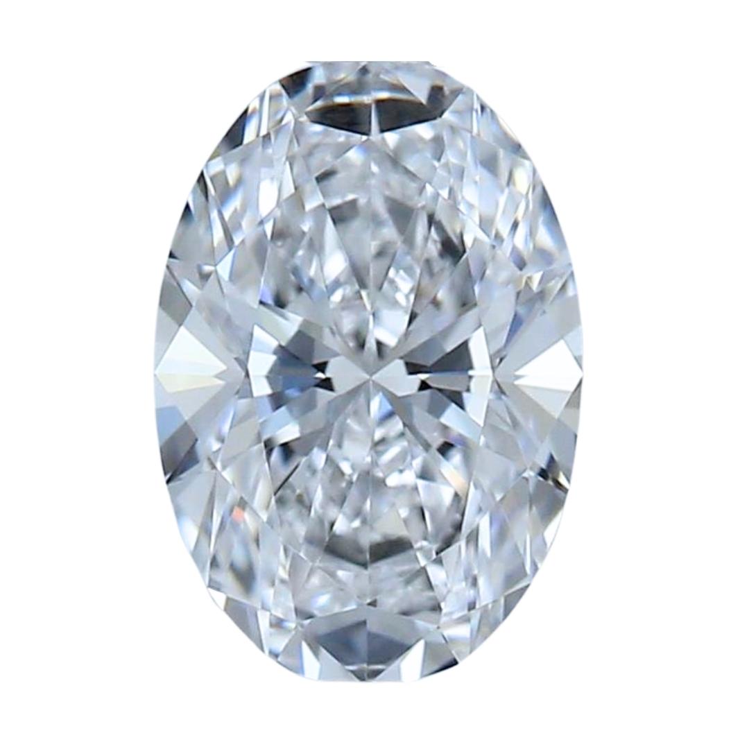 Radiant 0.52ct Ideal Cut Oval-Shaped Diamond - GIA Certified 2