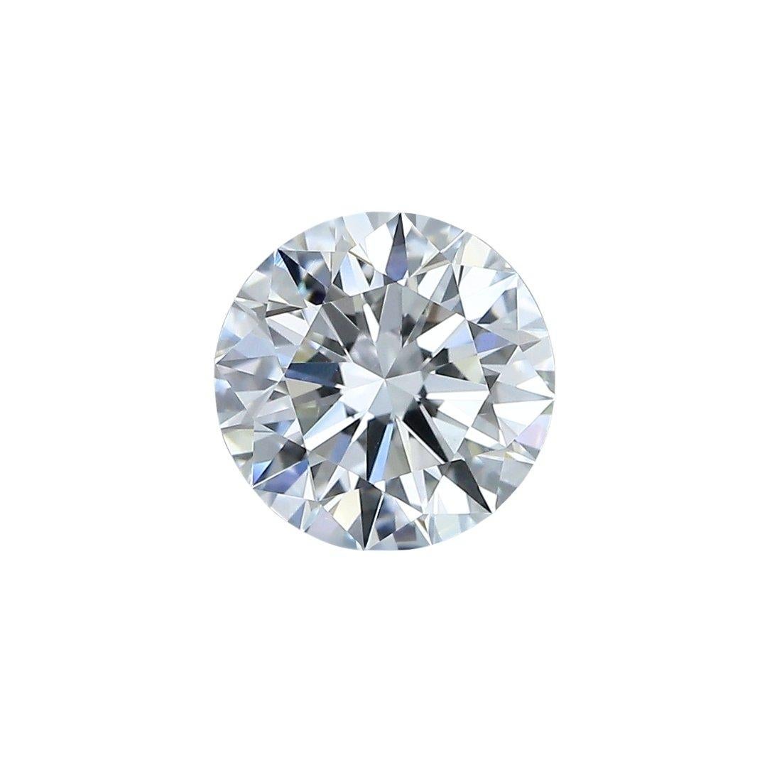Diamant radieux de 0.54ct de forme ronde naturelle - certifié IGI en vente 2
