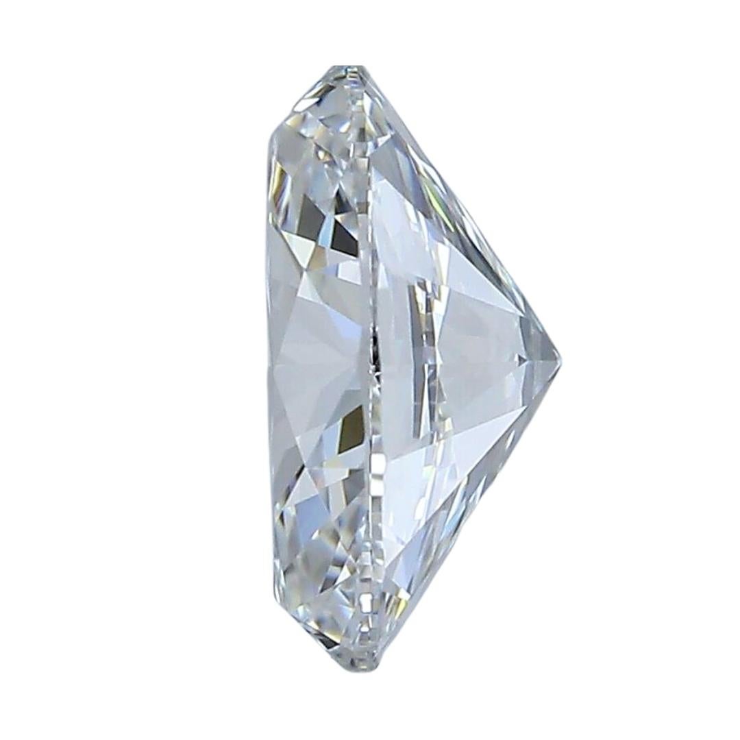 Radianter 0,90 Karat Diamant im Idealschliff Ovalschliff - GIA-zertifiziert im Zustand „Neu“ im Angebot in רמת גן, IL
