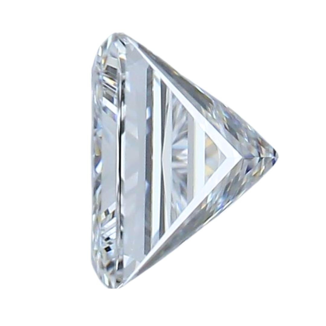 Radiant 0.90ct Ideal Cut Square Diamond - GIA Certified In New Condition For Sale In רמת גן, IL