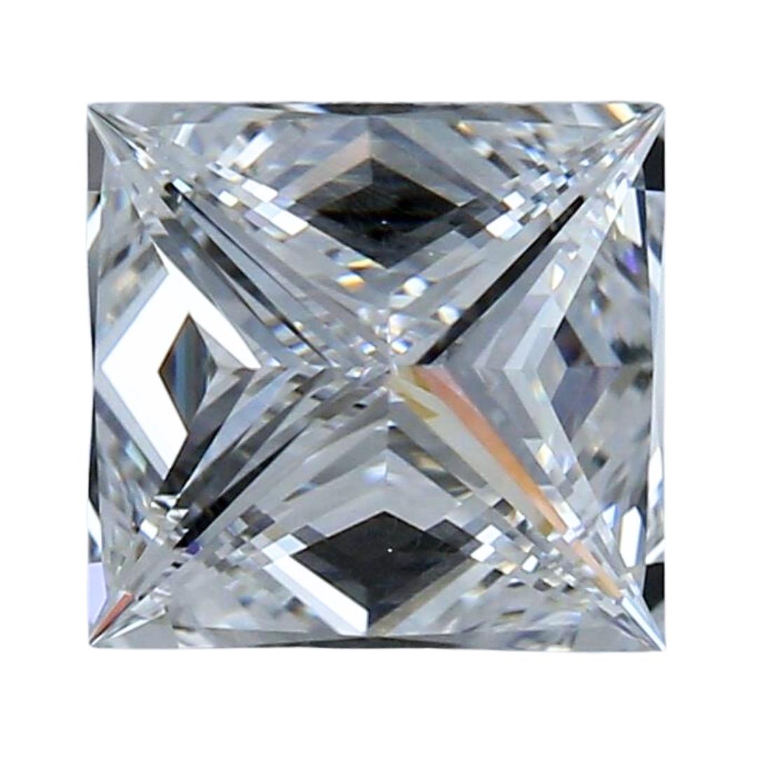 Radiant 0,90ct Ideal Cut Square Diamond - Certifié GIA Pour femmes en vente