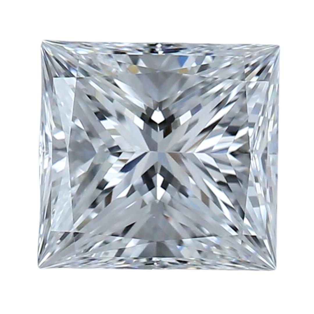 Strahlender quadratischer Diamant mit 0,90ct Idealschliff - GIA zertifiziert im Angebot 2