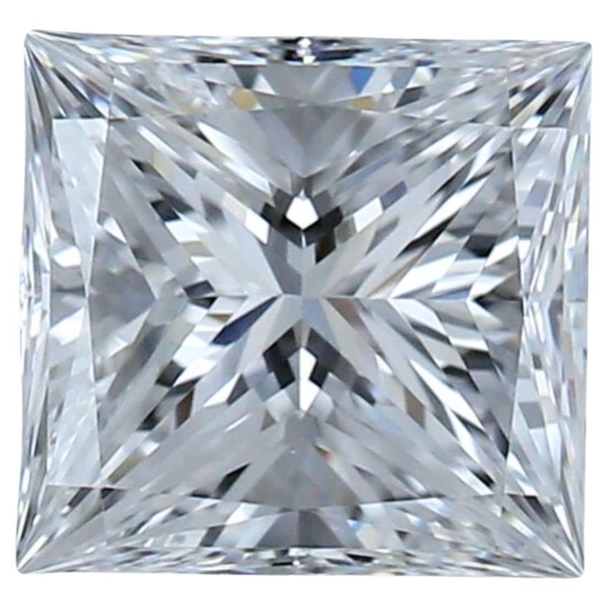 Strahlender quadratischer Diamant mit 0,90ct Idealschliff - GIA zertifiziert im Angebot