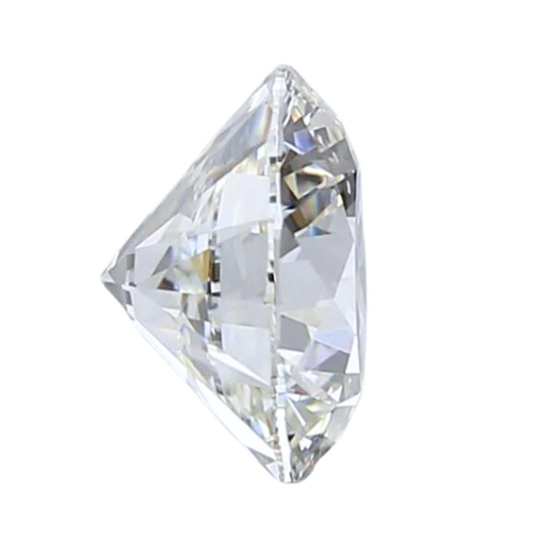 Round Cut Radiant 0.90ct Triple Excellent Ideal Cut Round-Shaped Diamond - IGI Certified