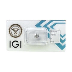 Radiant 0.91ct Round-Shaped Natural Diamond - IGI Certified