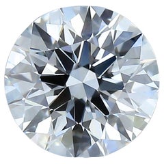 Radiant 0.91ct Round-Shaped Natural Diamond - IGI Certified