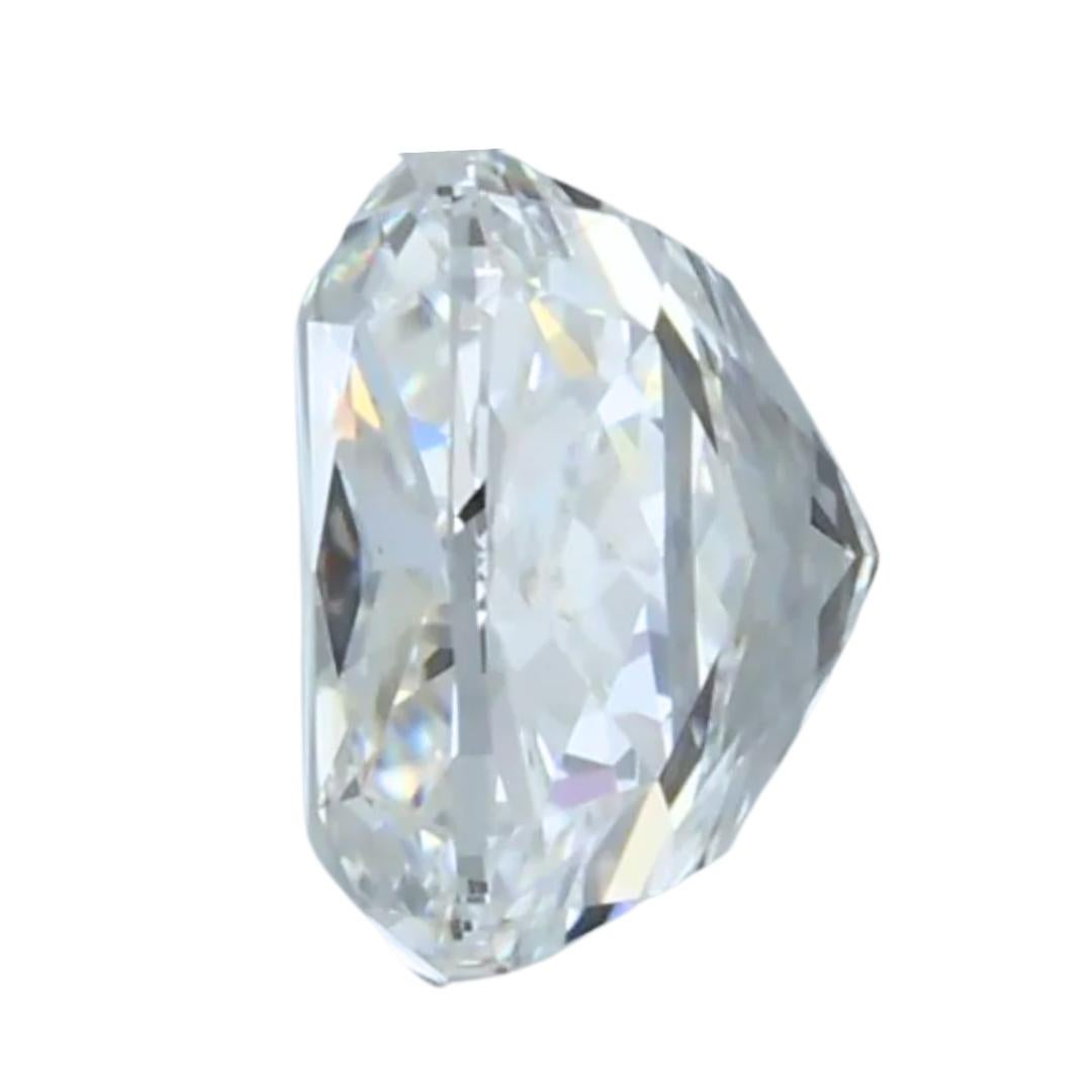 Radiant 1.00ct Double Excellent Ideal Cut Cushion-Shaped Diamond - GIA Certified In New Condition For Sale In רמת גן, IL