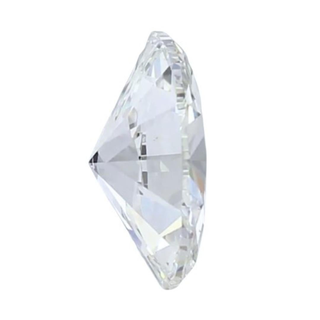 Women's Radiant 1.00ct Ideal Cut Oval-Shaped Diamond - IGI Certified