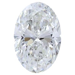Radiant 1.00ct Ideal Cut Oval-Shaped Diamond - IGI Certified