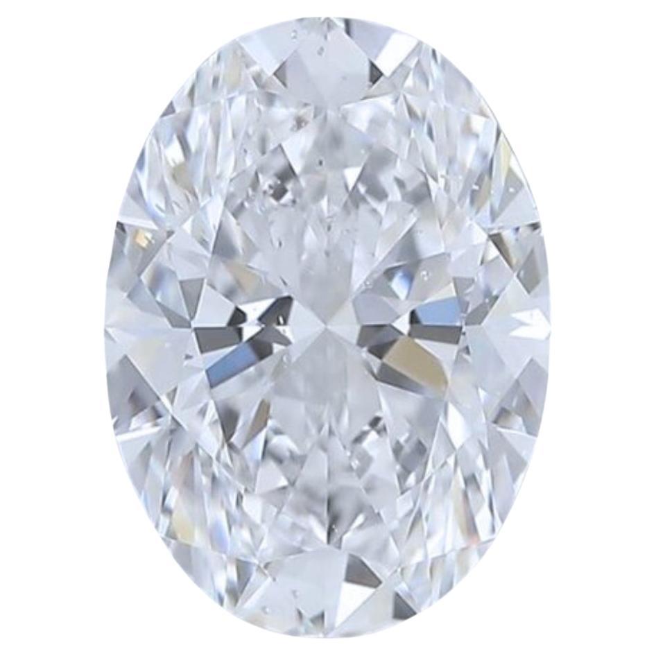 Radiant 1.01ct Ideal Cut Oval-Shaped Diamond - GIA Certified
