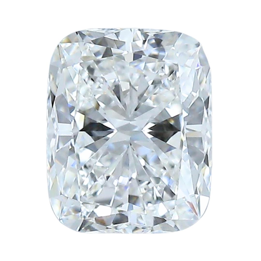 Radiant 1.02ct Double Excellent Ideal Cut Cushion-Shaped Diamond - GIA Certified For Sale 2