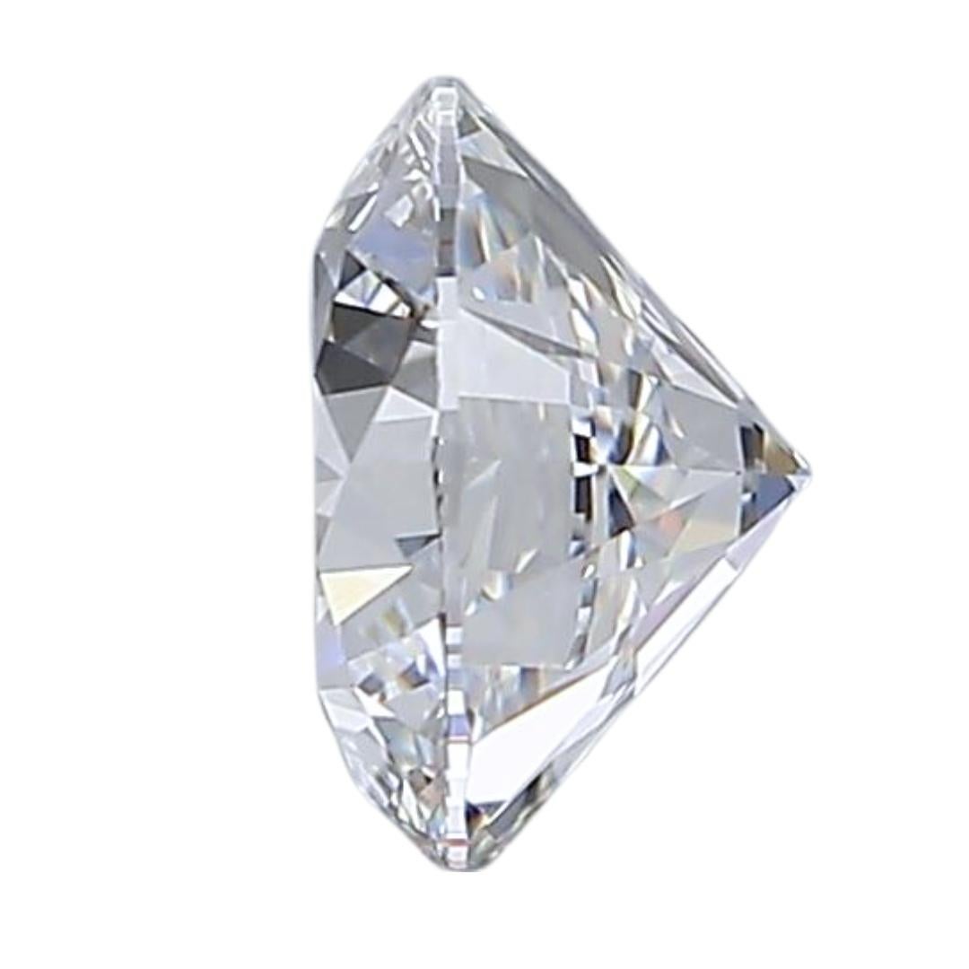 Radiant 1.12ct Ideal Cut Round Diamond - IGI Certified In New Condition For Sale In רמת גן, IL