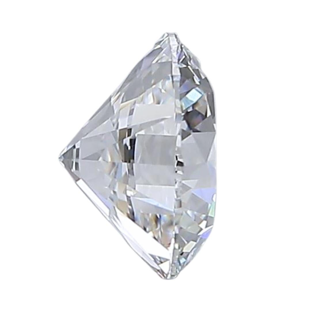 Diamant rond taille idéale de 1,12 carat, certifié IGI Pour femmes en vente