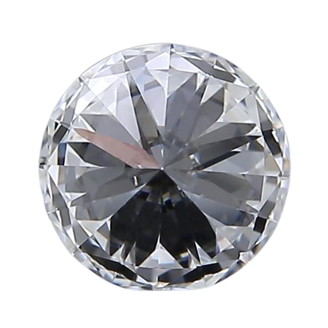 Diamant rond taille idéale de 1,12 carat, certifié IGI en vente 1