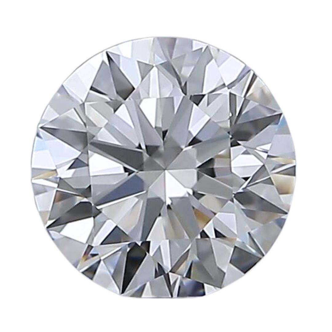 Diamant rond taille idéale de 1,12 carat, certifié IGI en vente 4