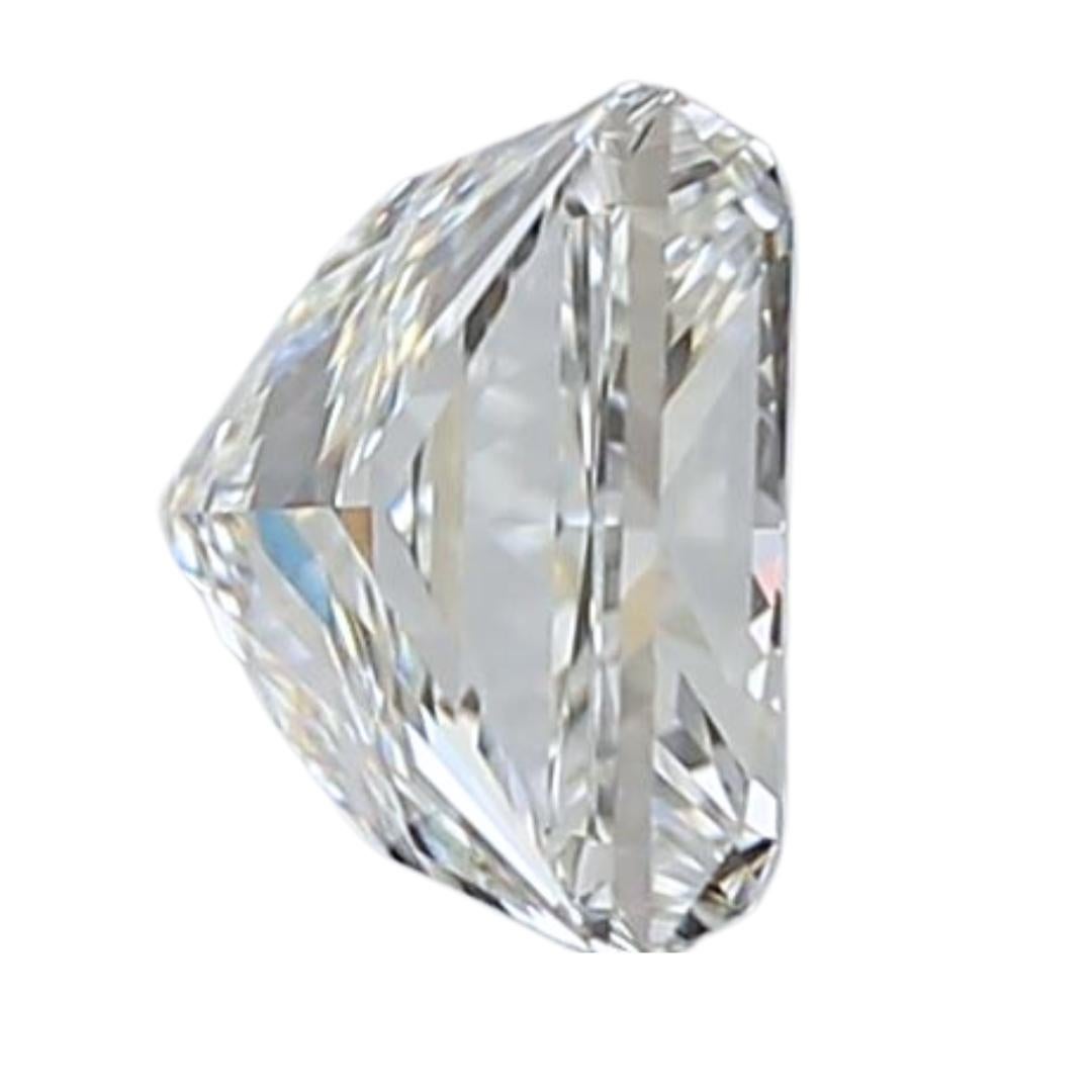 Taille carrée Diamant taille idéale de 1,20 carat, certifié GIA en vente