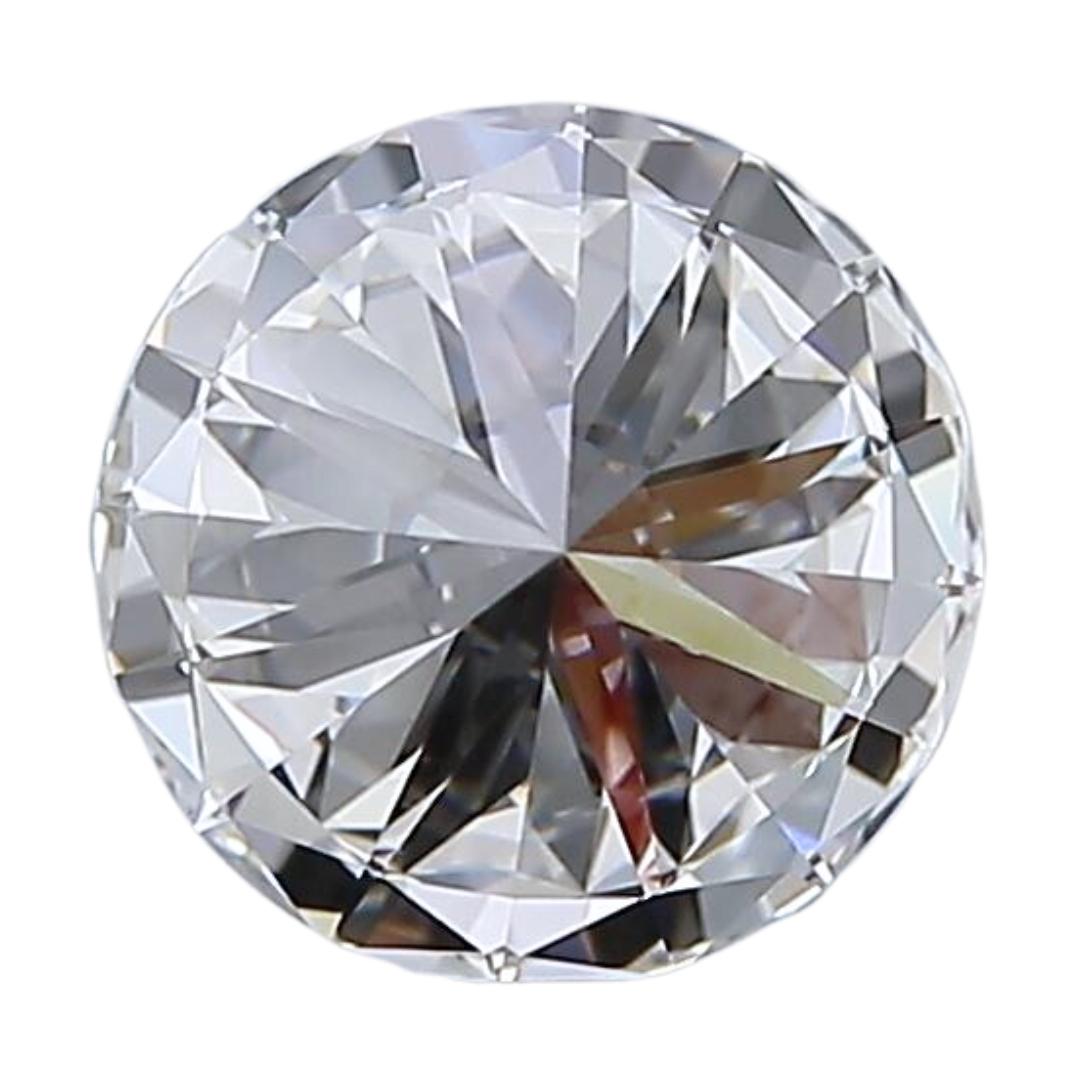 Diamant rond taille idéale de 1,20 carat, certifié GIA Pour femmes en vente