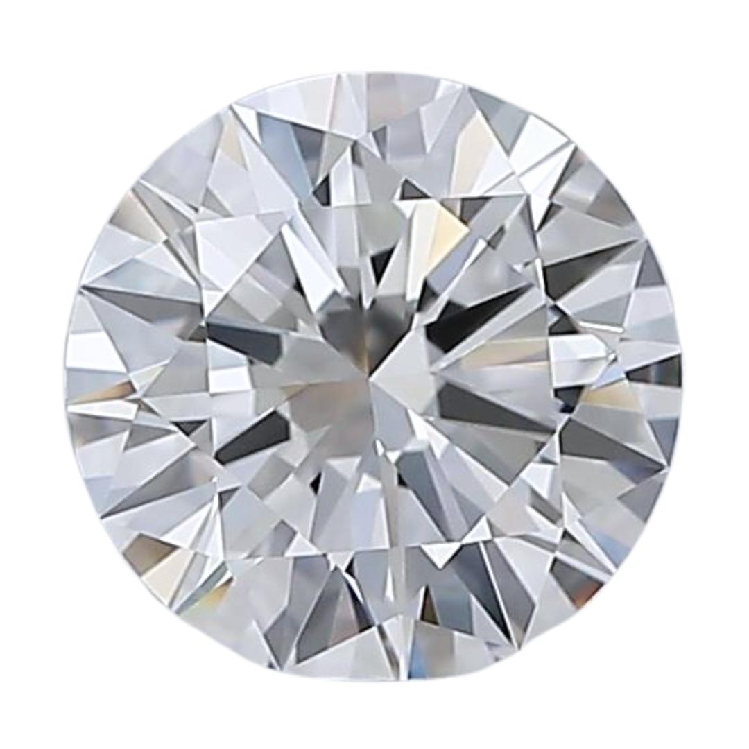 Radiant 1.20ct Ideal Cut Round Diamond - GIA Certified For Sale 2