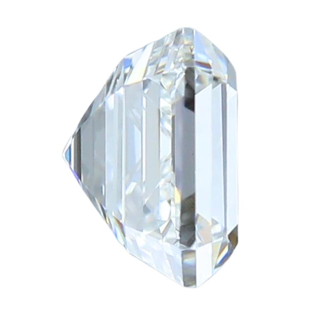 Strahlender quadratischer Diamant mit 1,20ct Idealschliff - GIA zertifiziert (Carréeschliff) im Angebot