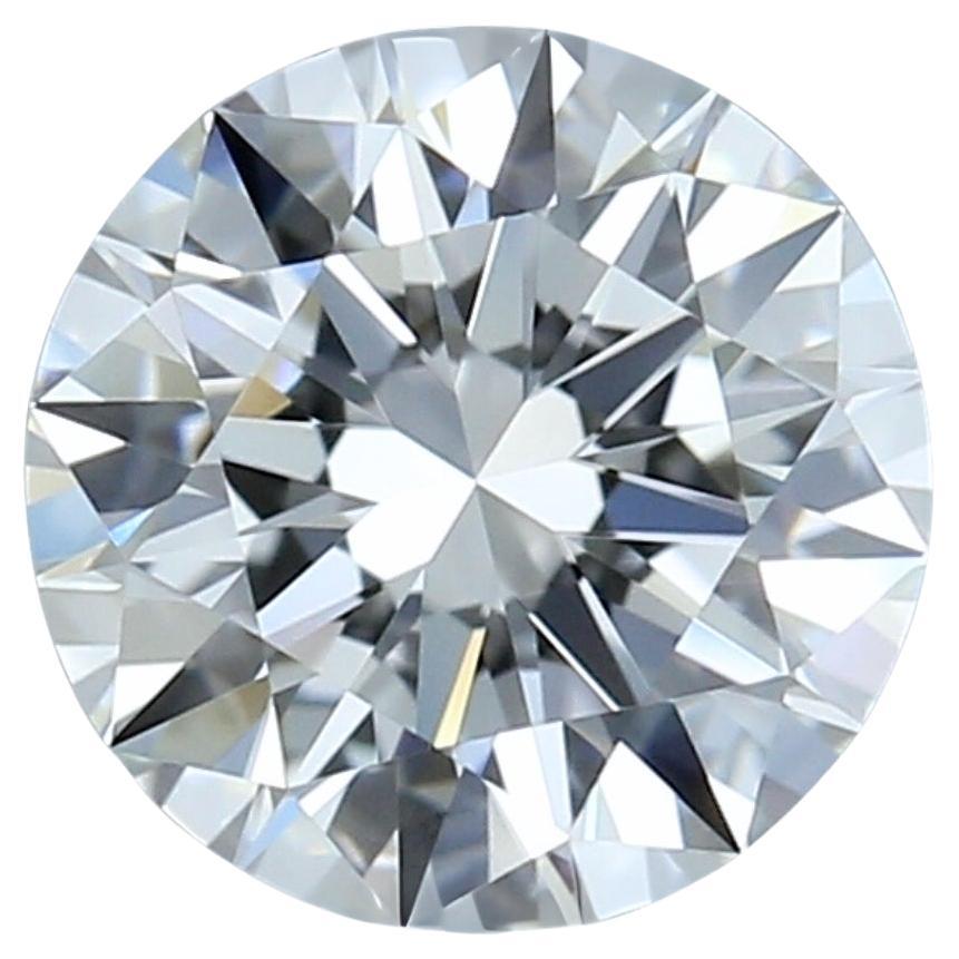 Radiant 1.27ct Triple Excellent Ideal Cut Round-Shaped Diamond - IGI Certified